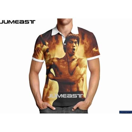 Jumeast Brand Men/Women 3D Printed Sweatshirt Chinese Kung Fu Superstar Bruce Lee T Shirt Sport Pullover Tops Tees