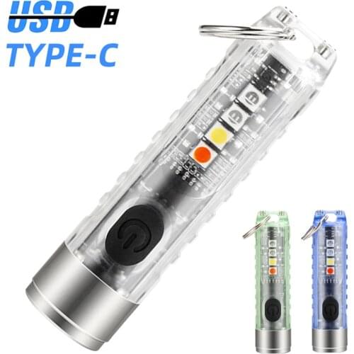 Mini Car Emergency Light LED Portable Safety Flash Lamp Warning Lantern Magnetic 10 Modes Lighting Camping Outdoor Flashlight