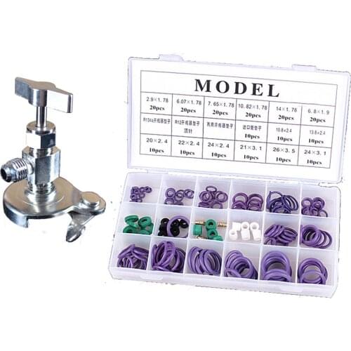 R134a R22 Air Conditioning A/C O-rings Opener Gaskets Assortment Set Kit