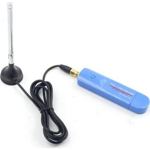 Set USB 2.0 DVB-T FM DAB SDR RTL2832U R820T2 RTL-SDR Dongle Stick Digital TV Scanner Tuner Receiver IR Remote with Antenna