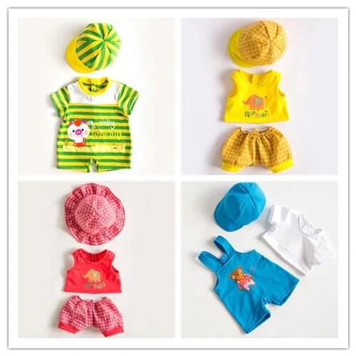Doll outfit set for 18-22 inch baby dolls clothes for 43-52cm new born doll accessory baby Practice dressing boy girl gifts