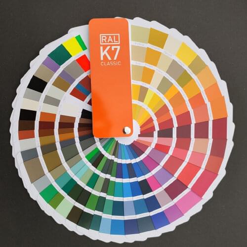 Germany Raul RAL Color Card K7 International Standard Paint Industrial Coating 213 Color Plate
