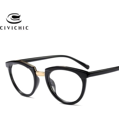 Chic Cat Eye Glasses Women Myopia Optical Eyeglass Frame Clear Eyewear Brand Designer Lunette De Vue Gafas De Marca Mujer COG105