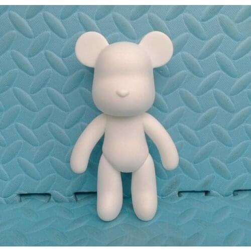 Wholesale Gloomy Bear POPOBE 7 inch or 5 inch White Mold for DIY Graffiti painted 18cm or 14cm