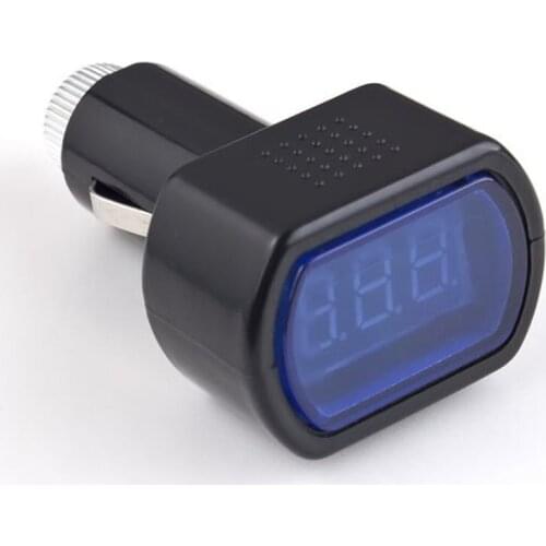 Original High Quality LED Display Cigarette Lighter Electric DC 12V-24V Battery Voltage Meter Tester For Auto Car