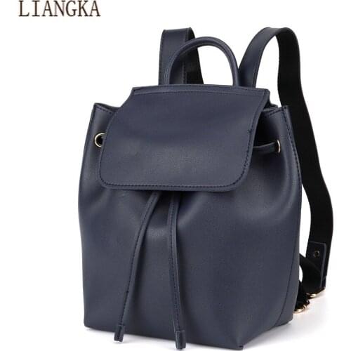 Casual Women Backpack for Teenagers Bookbag High Quality PU Backpack School Bag Lady Backpack Large Capacity 2021