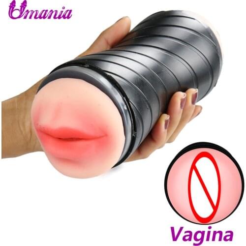 Umania Vagina For Men Toy Sex Toys Realistic Deep Throat Male Masturbator Silicone Artificial Vagina Mouth Anal Oral Sex Erotic