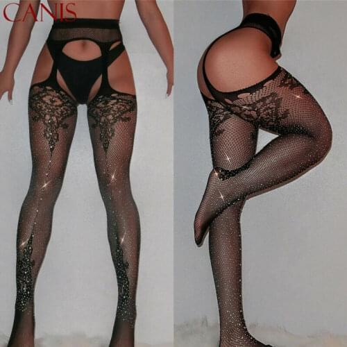 Womens sexy suspenders open-crotch high waist net pantyhose, yarns sexy Garter net Stockings hose Leggings sexy lingerie