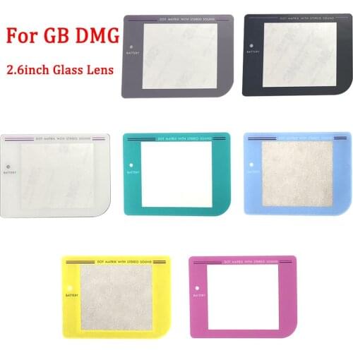 2.6inch New Glass screen lens for Classic GB DMG IPS high light LCD Screen Kits , more bigger display area for GameBoy