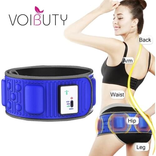 5 Motor Electric Slimming Belt Fitness Massage Full Body Vibrating Weight Loss Rejection Fat Burning Abdomen Massager Unisex