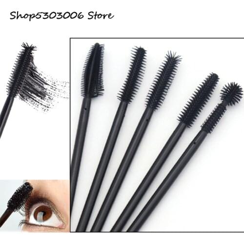 50Pcs Disposable Eyelash Brush Mascara Wand Eyelash Extension Tool Permanent Makeup Accessories for Paint Eyebrow Cosmetic Brush