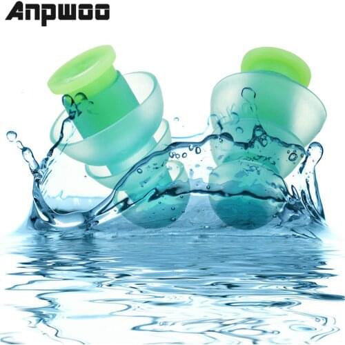 ANPWOO 1 Pair Noise Cancelling Hearing Protection Earplugs For Concerts Musician Motorcycles Reusable Silicone Ear plugs