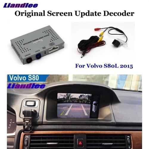 Car Rear View Backup Camera For Volvo S80L 2015 Reverse Parking CAM Full HD CCD Decoder Accessories