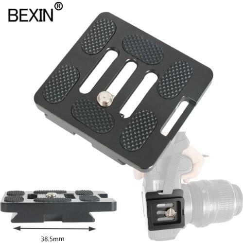 Mini quick release plate tripod plate camera fast mount plate dslr quick shot plate for Sirui ballhead dslr camera arca clamp