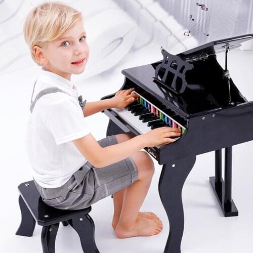 Early childhood education Wooden mechanical piano Simulation Music Musical Learning Educational instruments Upscale toy kid gift