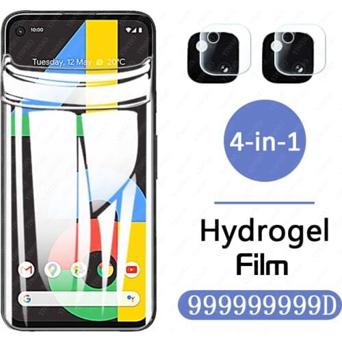 For Google Pixel 5 4 4A 5G Full Coverage Anti Fall Explosion Proof Hydrogel Soft Film Screen Filme Thin Protector Lens Glass