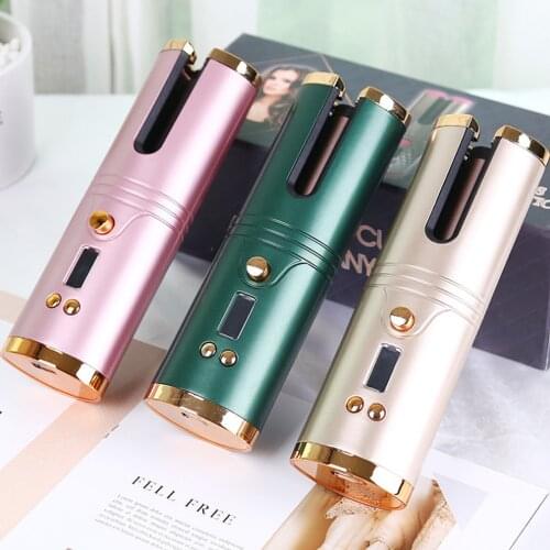 Automatic Rotating Curling Iron Electric Hair Curler Deep Waver Wireless Portable Hairdressing Hair Styling Tools Beauty Styler