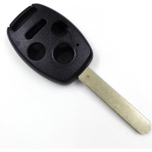 HKOBDII 10PCS,3+1 Buttons Replacement Remote KEY Case Shell for Honda Accord For Civic Repair Without chip groove No LOGO