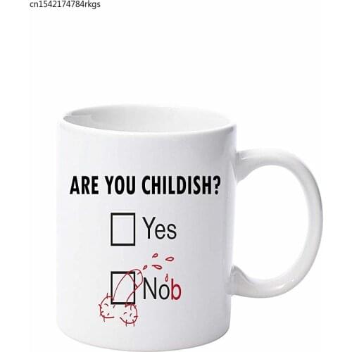 Are You Childish Funny Rude Gift 11oz Ceramic Mug