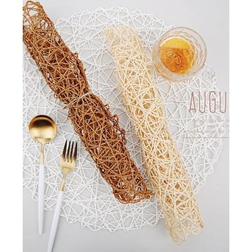 Hand-woven Mat Hollow Mats Photography Studio Props for Phone Case Fruit Food Desktop Shooting Background Accessories Fotografia