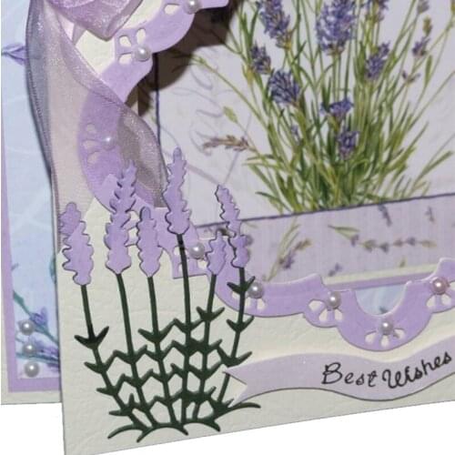 Lavender Metal Cutting Dies New Stencils for DIY Scrapbooking Ablum Photo Paper Card Craft Fun Decor Embossing Template