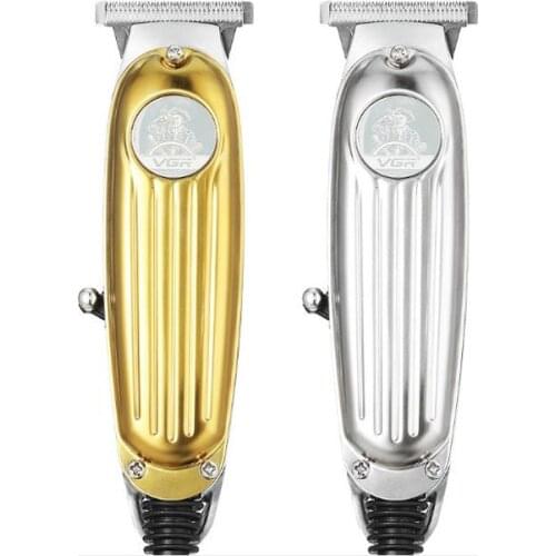 VGR 122 hair trimmer professional cord hair clipper haircut machine oilhead clipper white clipper beard trimmer metal body