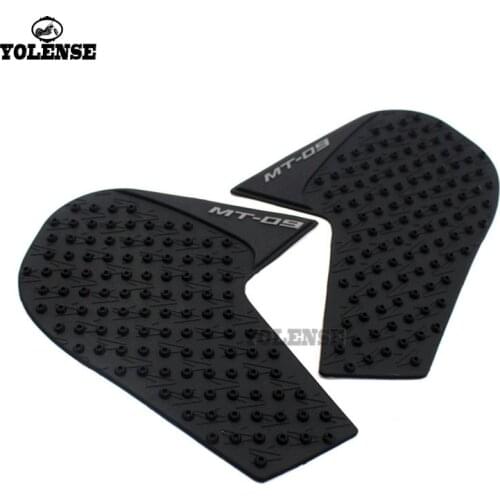 For YAMAHA MT-09 MT 09 2014-2017 MT09 Tracer Motorcycle Tank Pad Protector Sticker Decal Gas Knee Grip Tank Traction Pad Side
