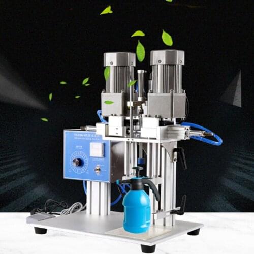Desktop Electric Plastic Glass Bottle Desk Capping Machine Bottle Capper With Security Ring Pressing Machine