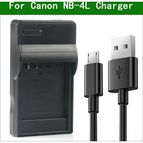 NB-4L NB4L NB 4L Camera Battery Charger For Canon PowerShot SD200 SD300 SD400 SD450 SD600 SD1000 SD750 SD1100 SD780 SD960 IS