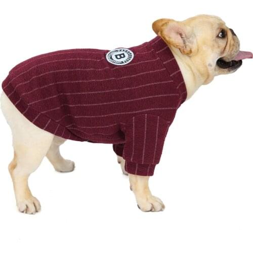 New French Bulldog Dog Clothes Warm Cotton Dog Puppy Clothing Shirt Winter Coat Pet Costume Clothing