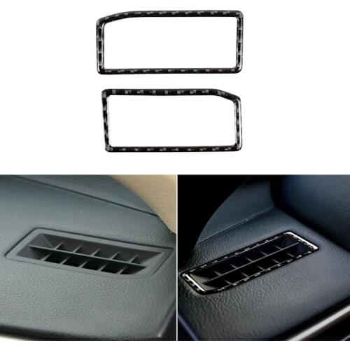 Real Carbon Fiber Car Trim Dashboard Air Panel Conditioner Cover For LEXUS IS250 NX200 200T 300H 2013-2020 Car-Styling