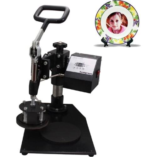 Dish Heat press Printing Machine 110V/220V Plates Heat Transfer Tool Multifunctional Creative Plate Scald Transfer Machine