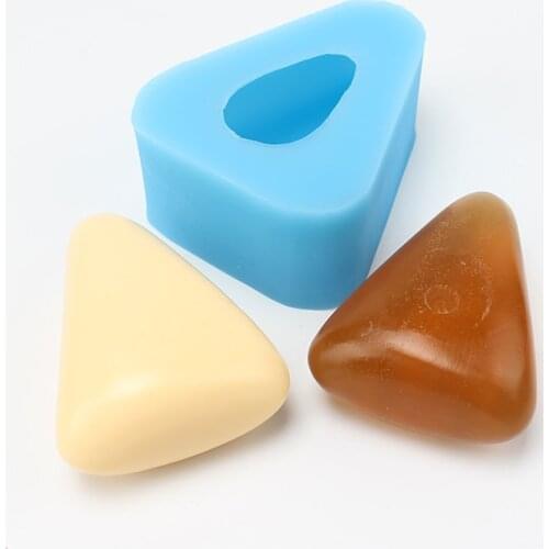 Silicone Soap Mold Handmade Cobblestone Shape Craft Resin Mould DIY Soap Making Tool