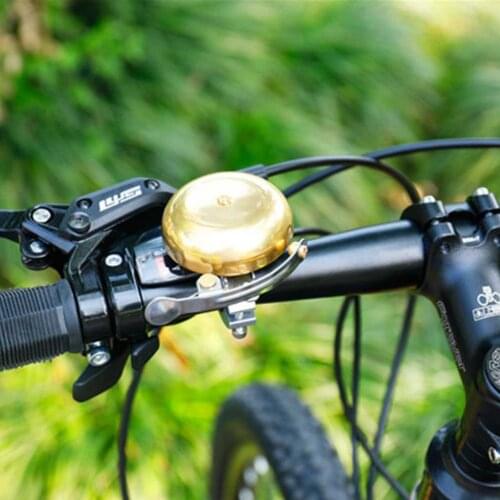 Bicycle Bell Retro Brass Bell Big Horn Super Loud Safety Warning Bell Road Mountain Bike Bell Riding Equipment Cycling Accessori