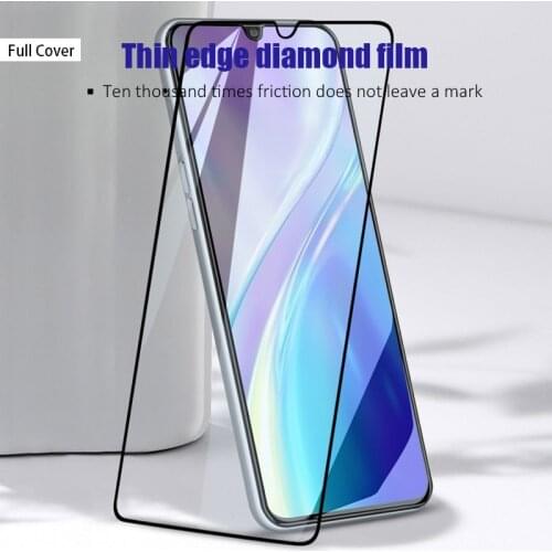 Full cover tempered glass for realme C3 (3 Camera) C11 C15 C12 C17 C1 C2 C3i screen protector for Realme Narzo 20A 20 10 10A Pro