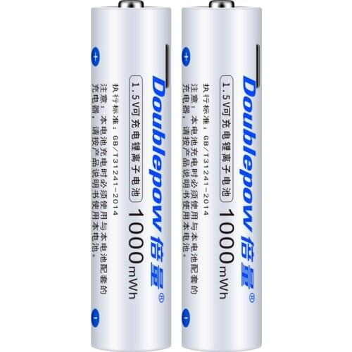 1pc 1.5V 1000mWh AAA Battery Li-ion Bateria USB Charging Rechargeable Bateria for Wireless Mouse Torch Toy Pre-Charged Batteries