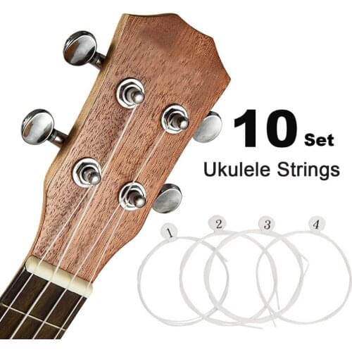 10Set/lot Regular GCEA Tuning Nylon Soprano Ukulele Strings For 21''/23''/26