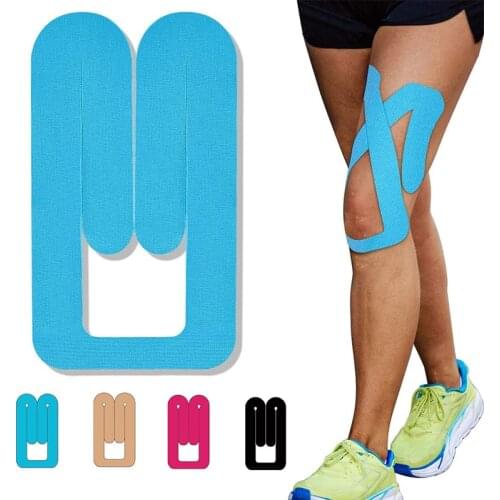 10 Pcs Pre-Cut Kinesiology Tape Knee Pads Sports Tape for Knee, Patella and Meniscus Elbow Support