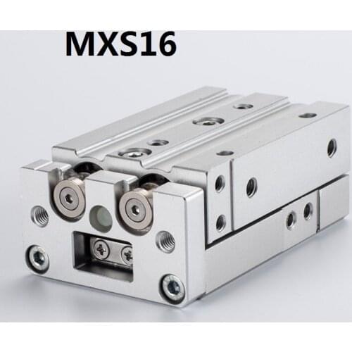 16mm bore MXS16 MXS Double acting air slide table cylinder Pneumatic slide MXS16-10 MXS16-50 MXS16-30 MXS16-100 MXS16-125