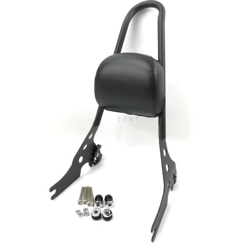 Motorcycle Passenger Rear Seat Backrest Cushion Pad Luggage Rack For Harley Street XL883 XL1200 XL 883 X48 1200