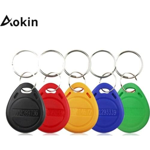EM4305 T5577 Rewritable Writable RFID Tag ID Keyfobs 125KHZ Card Proximity ID Token Keyfobs