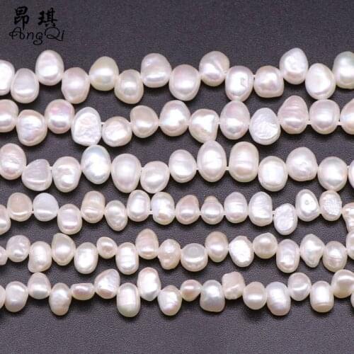 Real Natural Pearl Beads Freshwater Pearl Bead Baroque Loose Perles For DIY Craft Bracelet Necklace Jewelry Making 15" strand