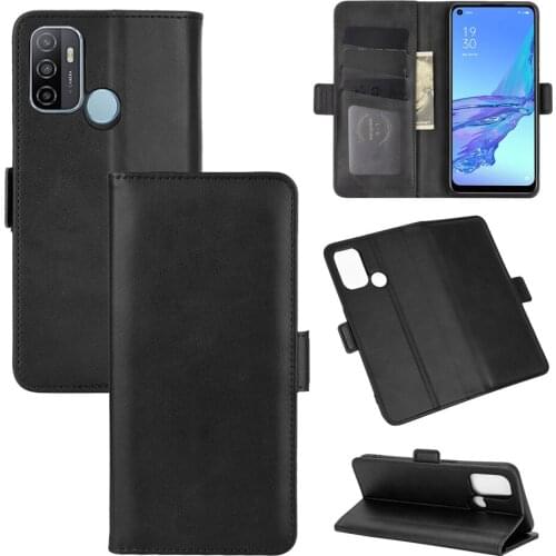 Case For OPPO A53 2020 Leather Wallet Flip Cover Vintage Magnet Phone Case For OPPO A32 2020 Coque