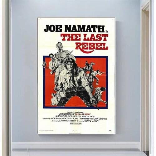 CP1067 The Last Rebel Classic Hot Movie Print Silk Fabric Poster Indoor Wall Art Decor Gift