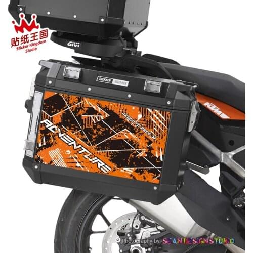 For KTM 1050 1090 1190 1290R ADV Camouflage Case Cover Stickers Side Case Set Decals Waterproof M 22