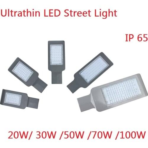 20W 30W 50W Road Lamp waterproof IP65 led chip lumen 130-140lm/w AC85-265V led street light