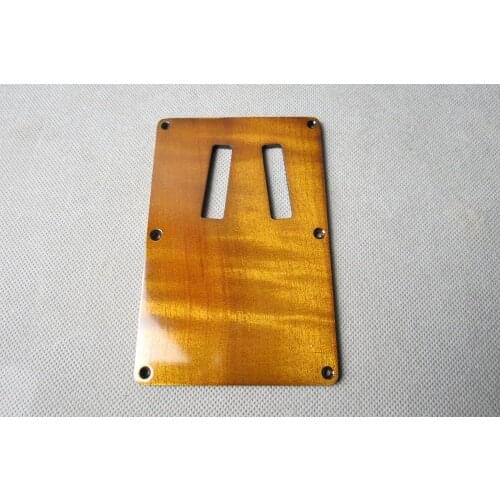 Maple wood electric guitar rear splayed groove,violin parts #356