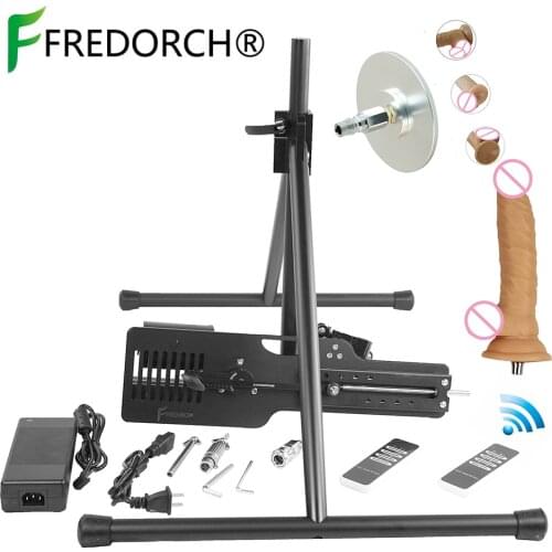 Fredorch New Designed Premium Sex Machine Extremely Quiet Giving Vac-u-Lock Love Powerful Large Wireless Remote Control Vibrator