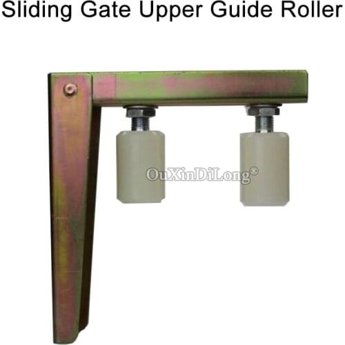 1PCS Sliding Gate Upper Guide Nylon Roller with Fixed Brackets M16X100 Screw GF385