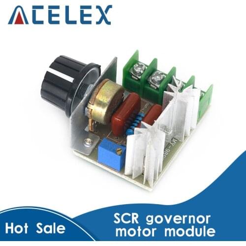 AC 220V 2000W SCR Voltage Regulator Dimming Dimmers Motor Speed Controller Thermostat Electronic Voltage Regulator Module